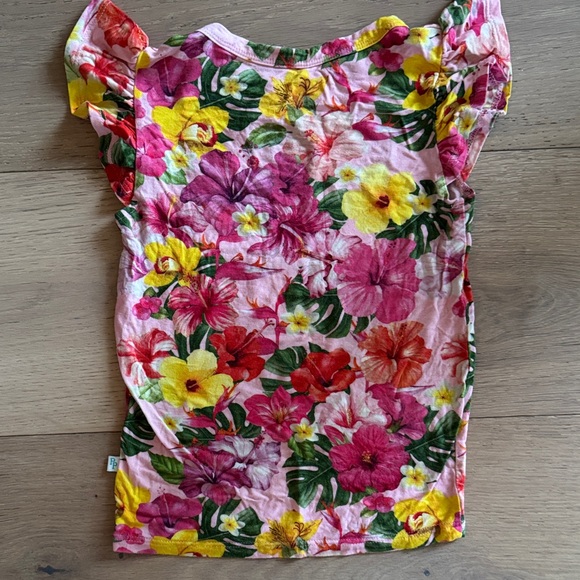 Posh Peanut Floral Short Sleeve Tee - Picture 2 of 4